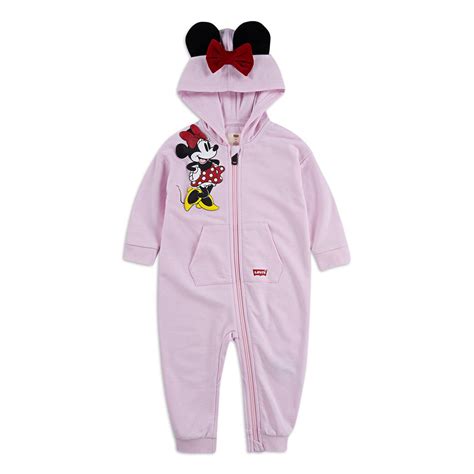 Minnie Mouse Hooded Coverall For Baby By Levi S ShopDisney