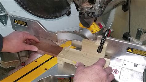 Miter Saw Stop Block For Segmented Bowl Pieces Youtube