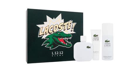 Lacoste L Blanc Geschenkset Edt Ml Duschgel Ml