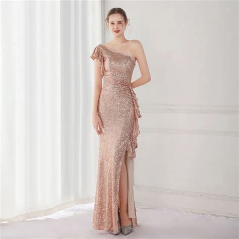 Elegant Gold Evening Dresses Gold Long Dresses Prom Gold Evening