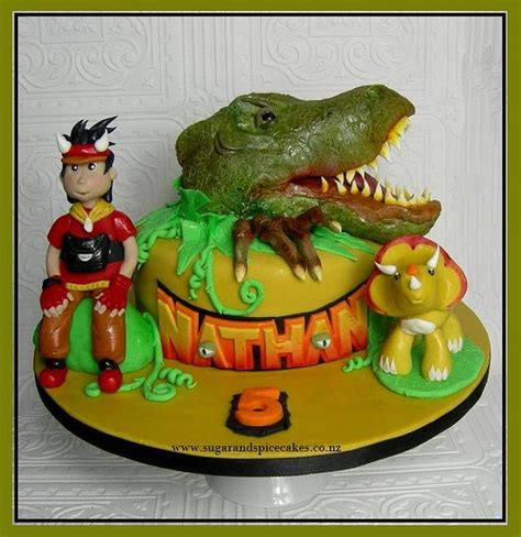 Dinosaur King Cake Roarrrrr Cake By Cakesdecor