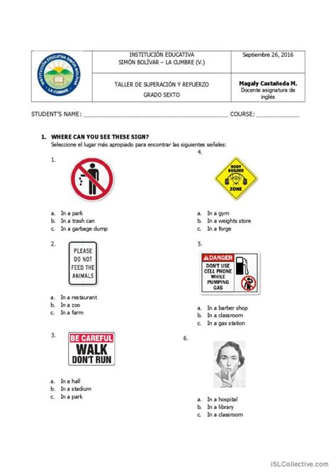 Basic Level Test Warmer Filler Français Fle Fiches Pedagogiques Pdf