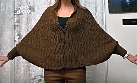 Poncho O Cardigan A Uncinetto I Love Artigianato