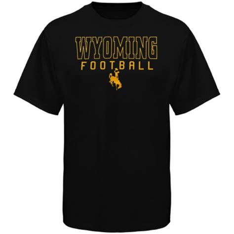 Wyoming Cowboys Frame Football T-Shirt - Brown