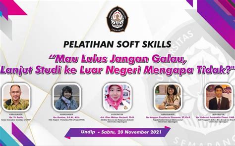 Undip Bekali Calon Wisudawan Dengan Pelatihan Soft Skills Universitas