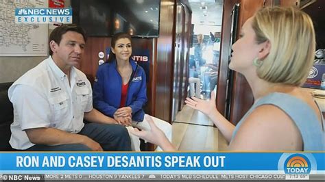 Casey Desantis Tears Up As She Discusses How Ron Helped Her During