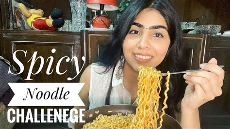 Spicy Noodles Challenge Minute Challenge Youtube