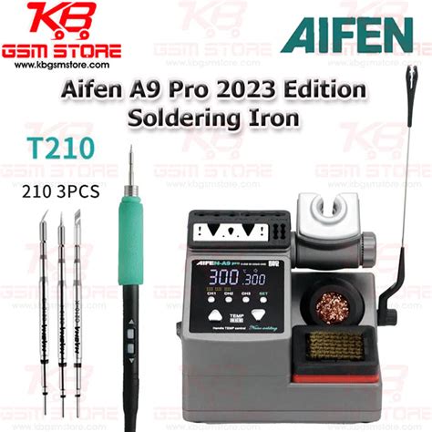 Aifen A9 Pro 2023 Edition T210 Soldering Iron With 3 Tips