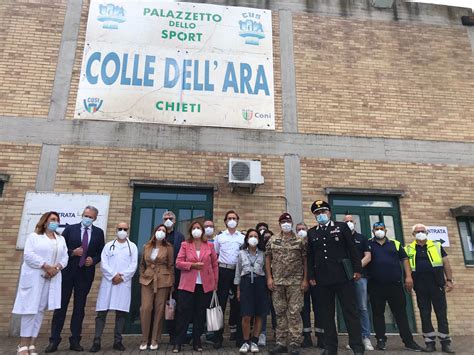 Covid Pala Colle Dell Ara Nuovo Hub Vaccinale A Chieti AbruzzoLive