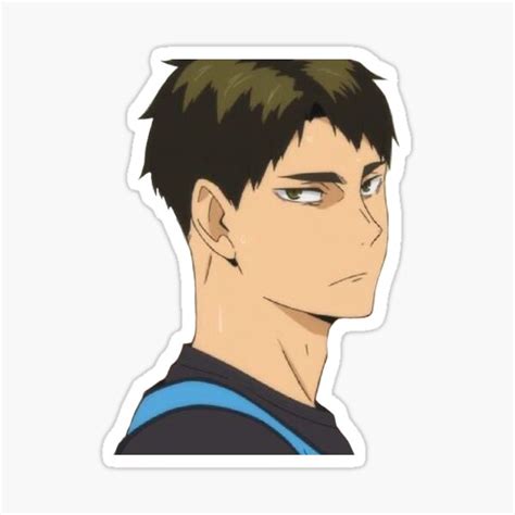 Ushijima Wakatoshi 3 Sticker Sticker For Sale By Ndasjana Redbubble