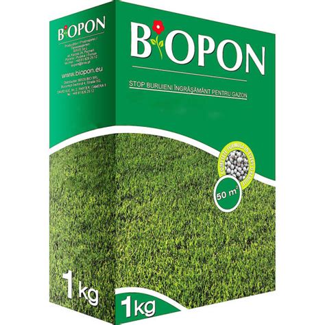 Biopon Ingrasamant Gazon Cu Buruieni Biopon 1 Kg - AgroPost