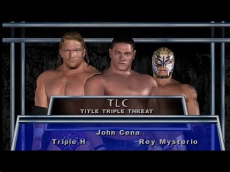 Triple H Vs John Cena Vs Rey Mysterio WWE SmackDown Here Come The