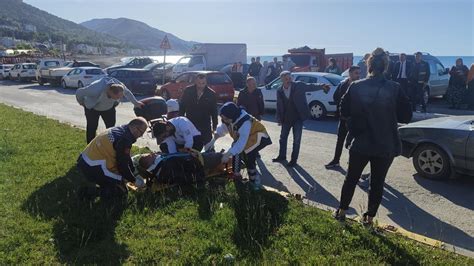 Kastamonu da otomobil ile motosiklet çarpıştı 1 yaralı Son Dakika