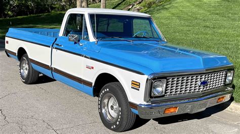 1972 Chevrolet C10 Cheyenne Pickup For Sale At Auction Mecum Auctions