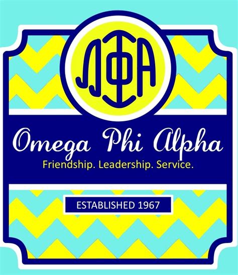 Omega Phi Alpha I Love That Monogram Alpha Phi Omega Sorority Life