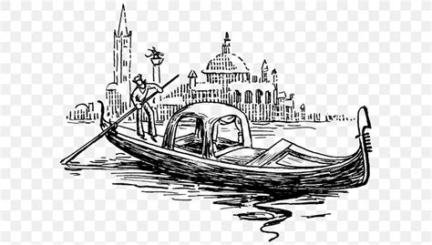 Venice Gondola Drawing Line Art Clip Art Png 600x466px Venice Art