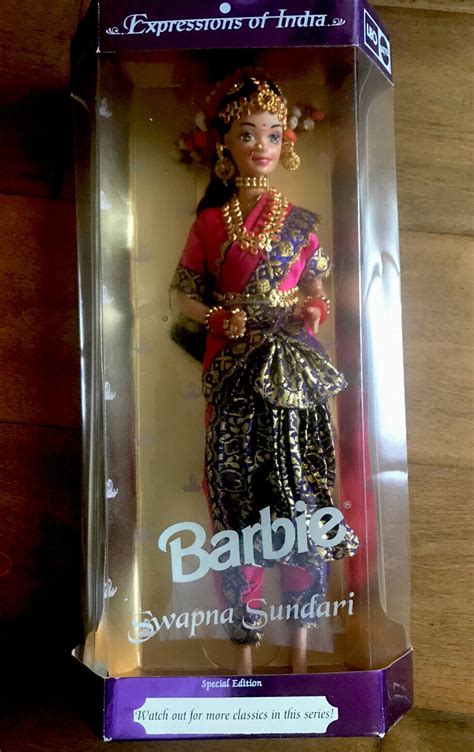 Rare Barbie Doll Expressions Of India Swapna Sundari New In Box