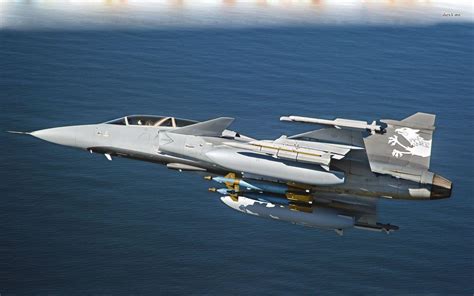 Saab Jas Gripen Wallpapers Wallpaper Cave