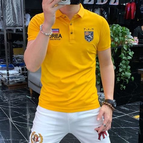 áo thun nam tay ngắn cổ bẻ áo phông nam POLO có cổ LOGO thêu HOT cao cấp nhập khẩu Ocean