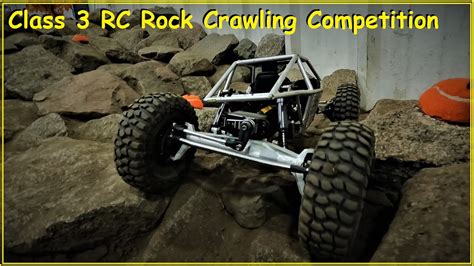 Full Class 3 RC Rock Crawling Competition Indoor Event Axial Capra