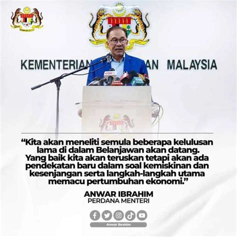 Intipati Mini Bajet Pm Anwar Ibrahim