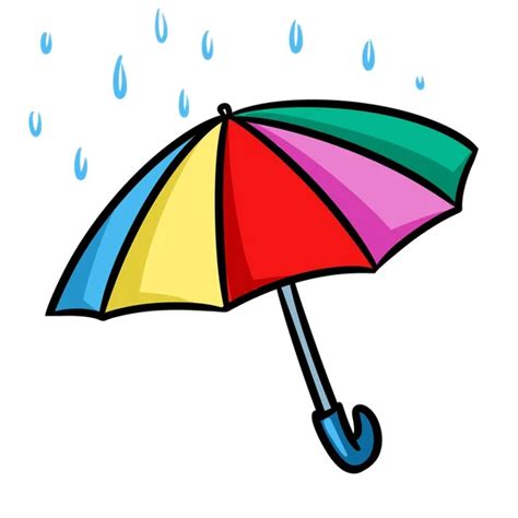 Rain Umbrella Cartoon