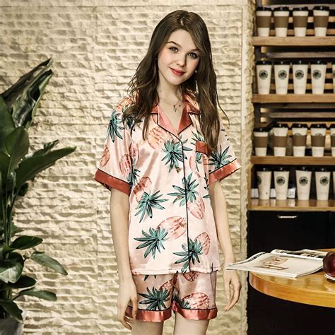 Buy Sexy Women Pajamas Set Summer Sleep Set Print