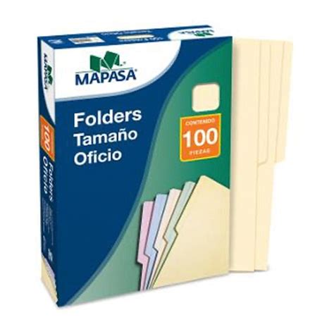 Folder Crema Tamano Oficio Paq C Cad Toner El M S Grande