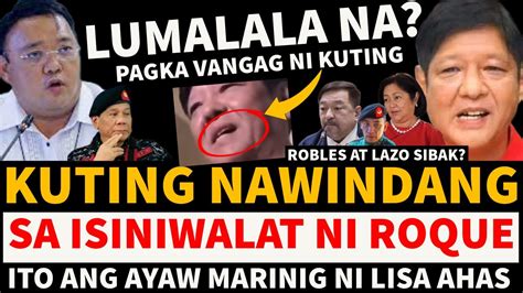 Kuting Nawindang Sa ISINIWALAT NI RoQUE OMG PAGKA VANGAG NI KUTING