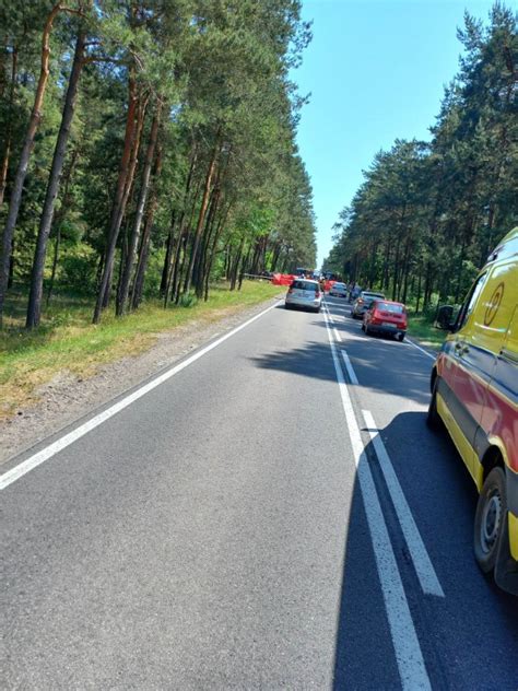 Tragedia na drodze Nie żyje jedna osoba FOTO xlomza pl