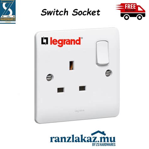 Switch Socket 13A 1G 2G Legrand Synergy 730066 76 Ranzlakaz Mu