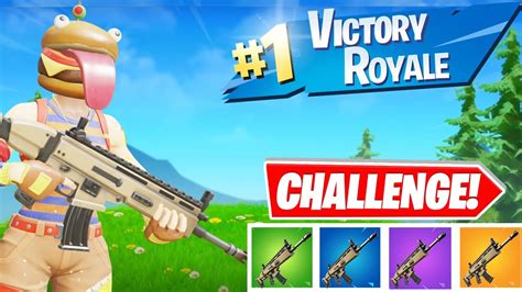 Faire Top Uniquement Avec La Premiere Arme Que Je Trouve Sur Fortnite