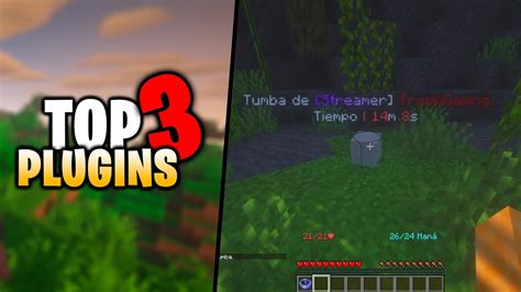 TOP 3 Plugins Para Tu SERVIDOR De MINECRAFT YouTube