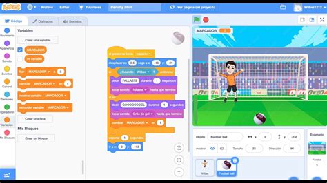 Tiro De Penal Animaci N En Scratch Youtube