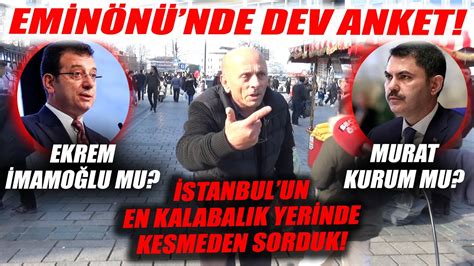 YOK BÖYLE ANKET İstanbul Eminönü nde 1 Kez Bile Kesmeden Sorduk