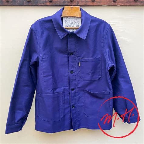 Moleskin Jacket Work Blue