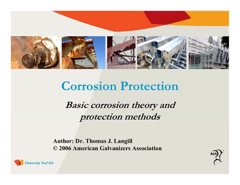 Corrosion Protection Basic Corrosion Theory And Protection Methods