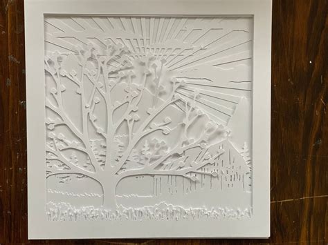 3d Svg Paper Art Farm 3d Shadowbox Svg 3d Shadow Box Cricut Shadow