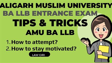 Aligarh Muslim University Ba Llb Entrance Exam The Day Strategy Amu Ba