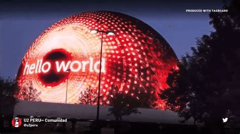 Sphere In Las Vegas Illuminates Ahead Of Official Debut