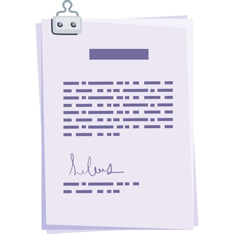 signed contract with clip 24091731 PNG