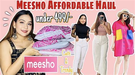 Meesho Affordable Haul Meesho Co Ord Sets Tops Dresses Skirts Haul