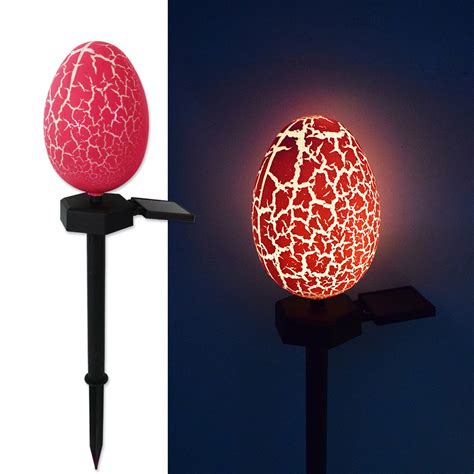 Sdjma Led Solar Easter Eggs Stake Lights For Easter Decorations Solar