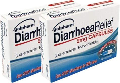 Galpharm Diarrhoea Relief 2mg 6 Capsules Pack Of 2 Same As