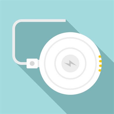 Premium Vector Smartphone Wireless Charger Icon Flat Illustration Of