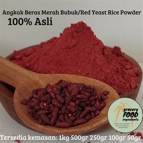 Jual Angkak Beras Merah Bubuk 25 Gram Red Yeast Rice Powder Jakarta