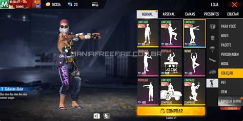 Emotes De Desconto Na Loja Do Free Fire Mania Free Fire