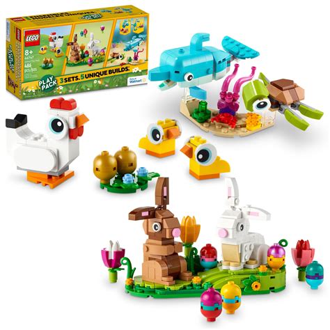 LEGO Creator Animal Play Pack Kit with Rabbits & Chickens Set 66747
