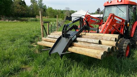 Cid Skid Steer Pallet Fork Grapple Attachment King Machinery