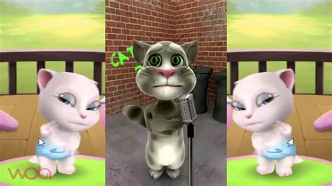 My Talking Talking Tom And Angela Singing Gangnam Style 2 Youtube